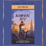 Nutmeg Book Club November, cover of Nowhere Boy by Katherine Marsh