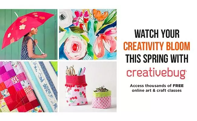 Watch Your Creativity Bloom This Spring With creativebug. Access thousands of free online art & craft classes