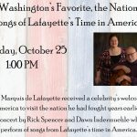 Washington’s Favorite, The Nation’s Guest Songs of Lafayette’s Time in America