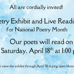 Poetry Exhibit and Live Reading (Website)