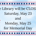Memorial Day Closed